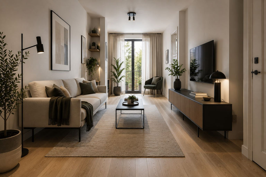 salon deco agrandir espace