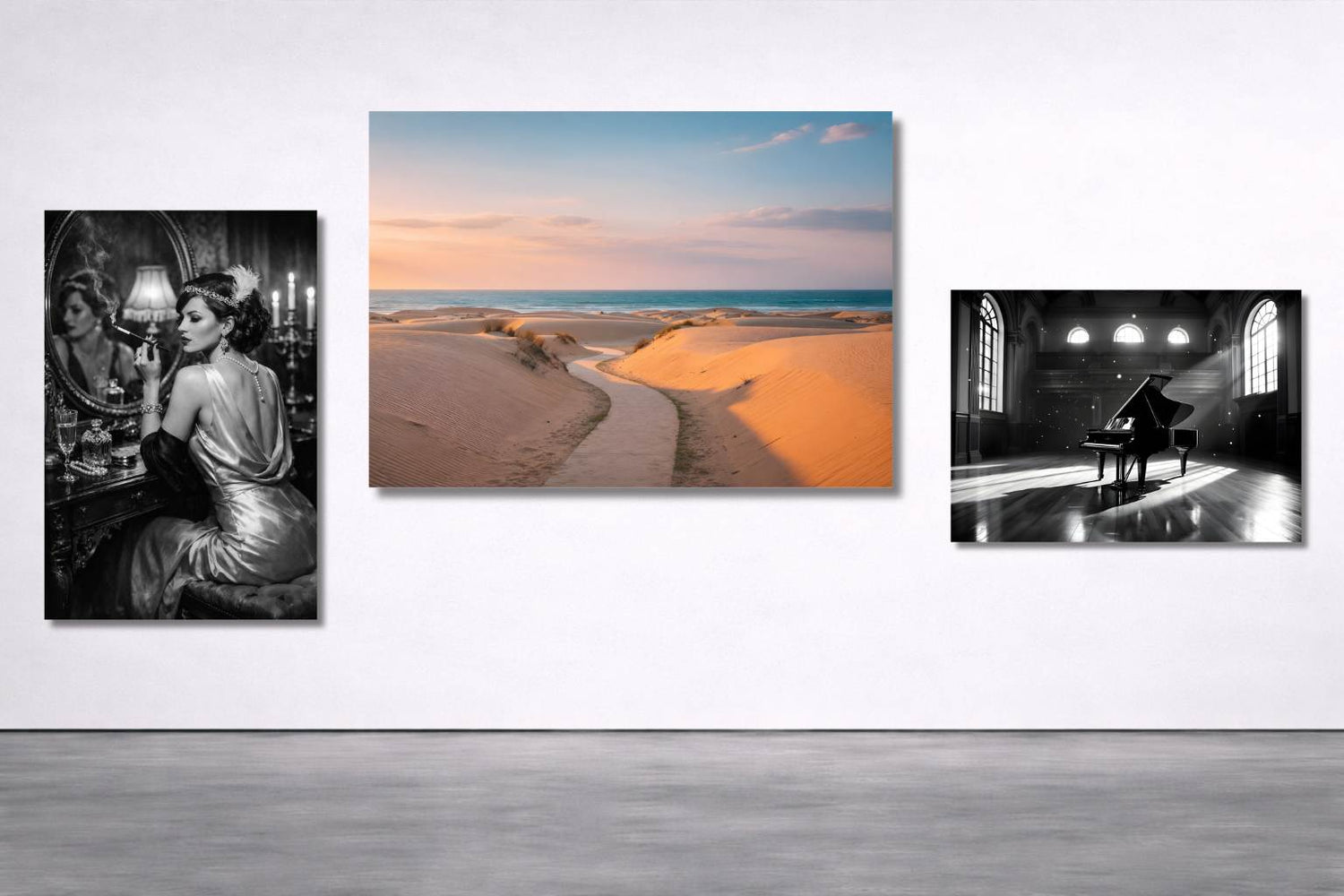 collection de tableaux de photographies artistiques