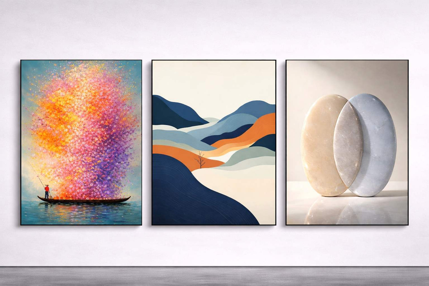 collection tableaux calmes et zen