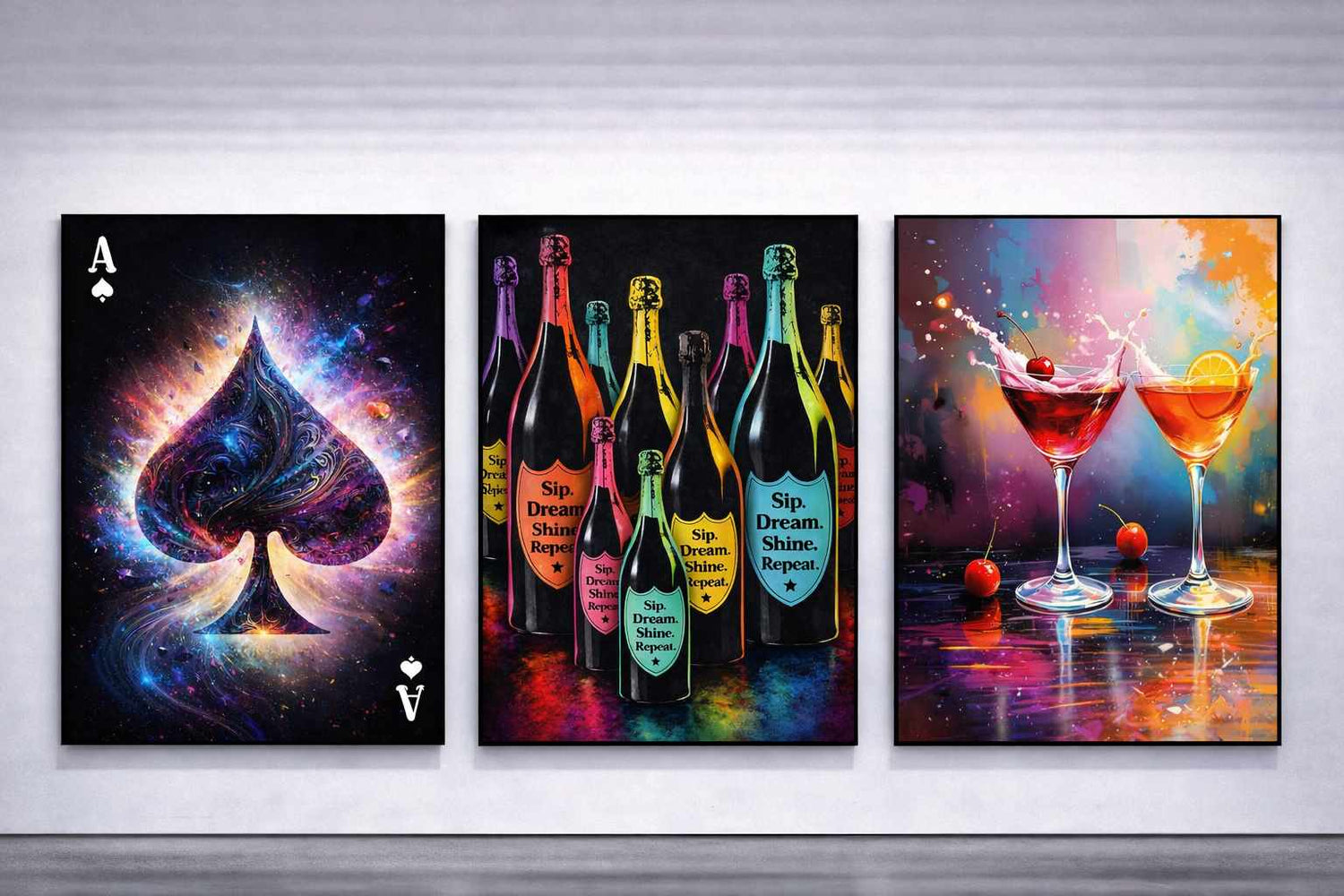 collection de tableaux d'objets iconiques