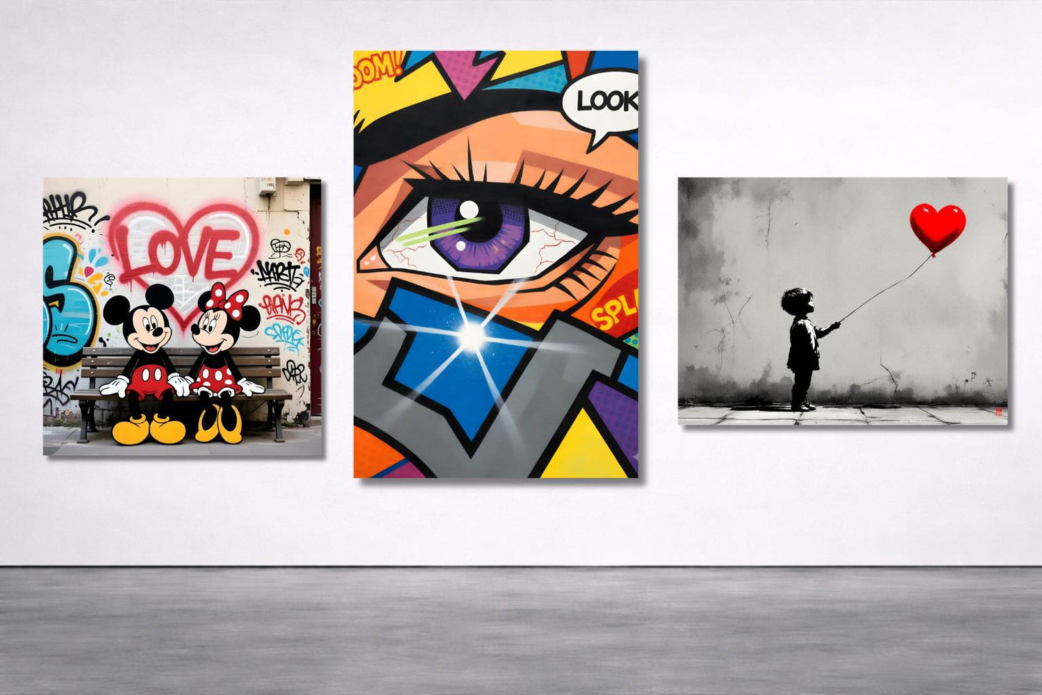 collection de tableaux pop art et street art contemporains
