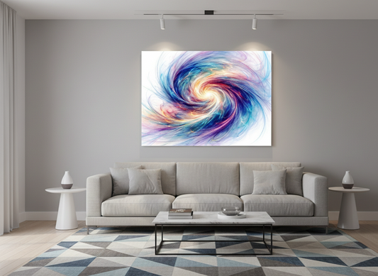 Vortex Chromatique – Tableau abstrait contemporain