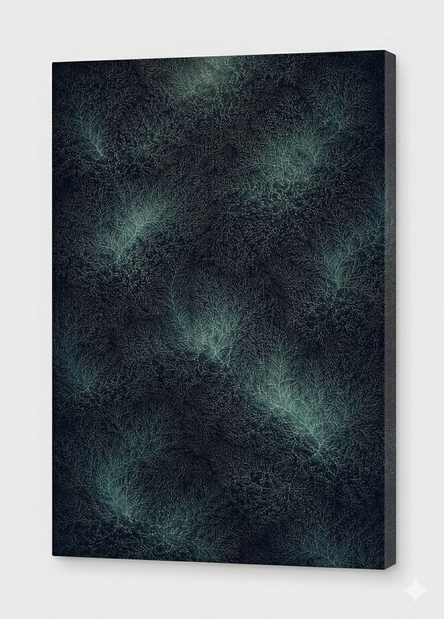 Tableau vue rapprochée texture organique fine impression haute définition
