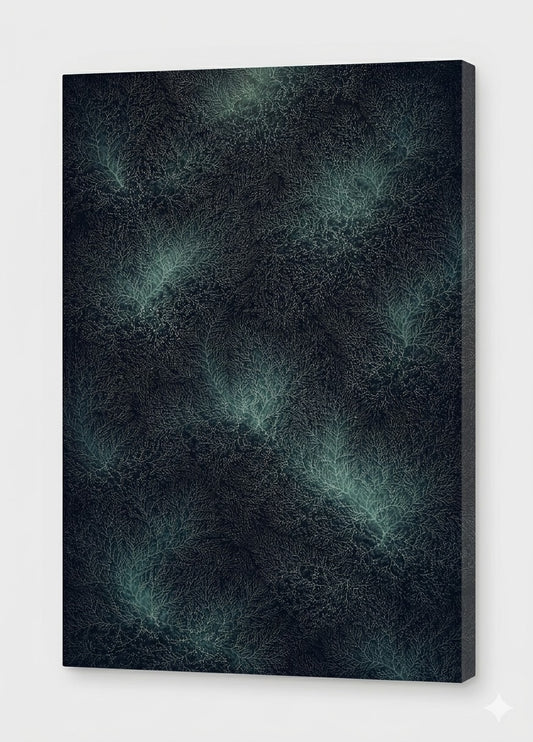 Tableau vue rapprochée texture organique fine impression haute définition
