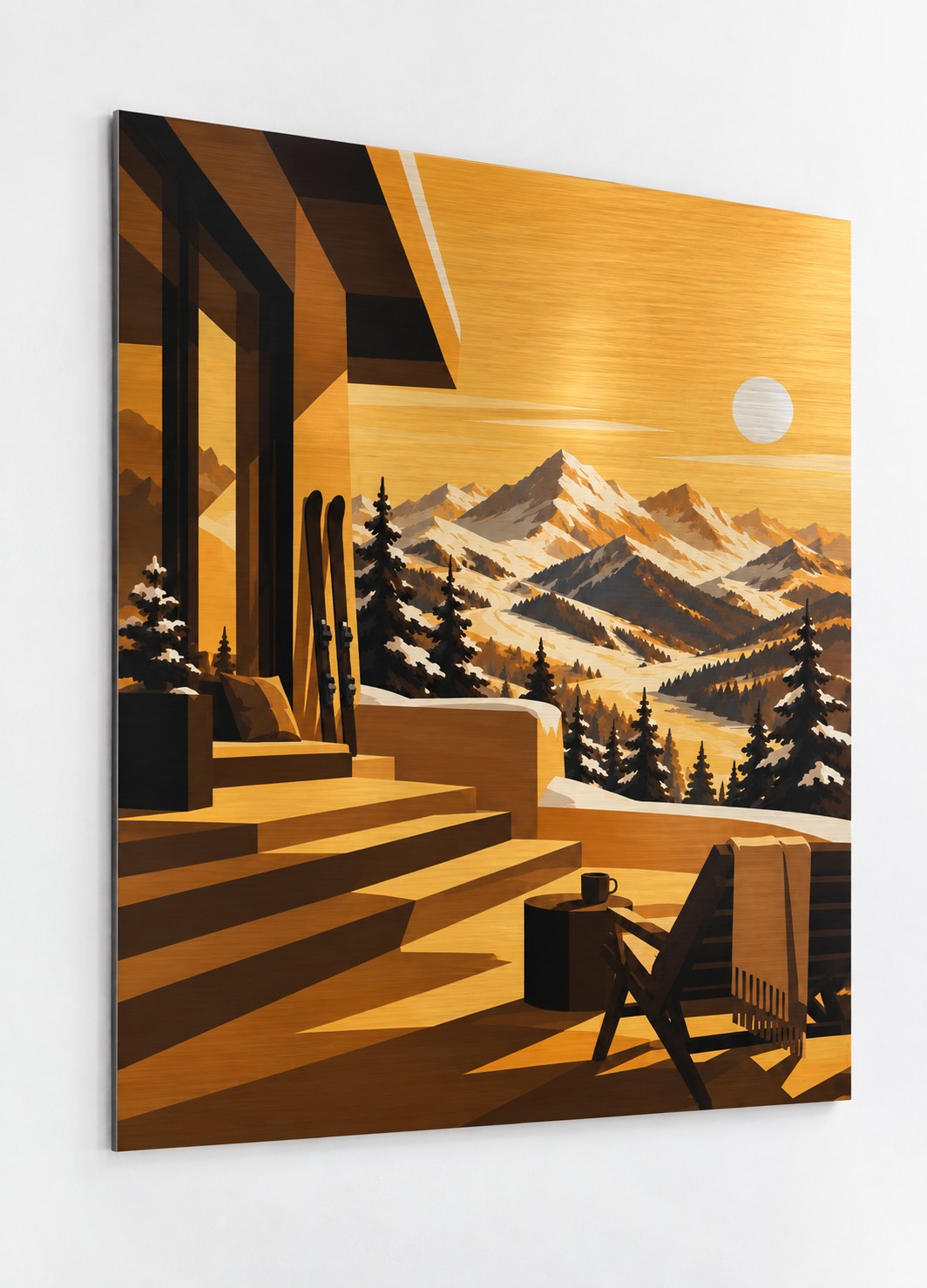 Tableau Altitude Solaire imprimé sur aluminium
