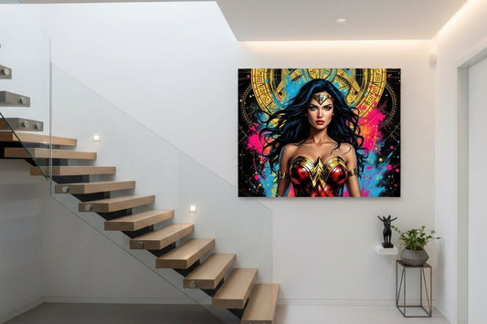 Décoration murale pop culture héroïque
