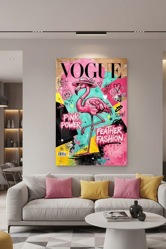 Tableau animal revisité pop art
