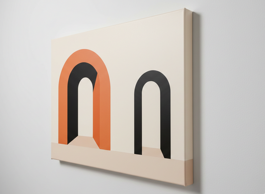 toile d'art minimaliste contemporain
