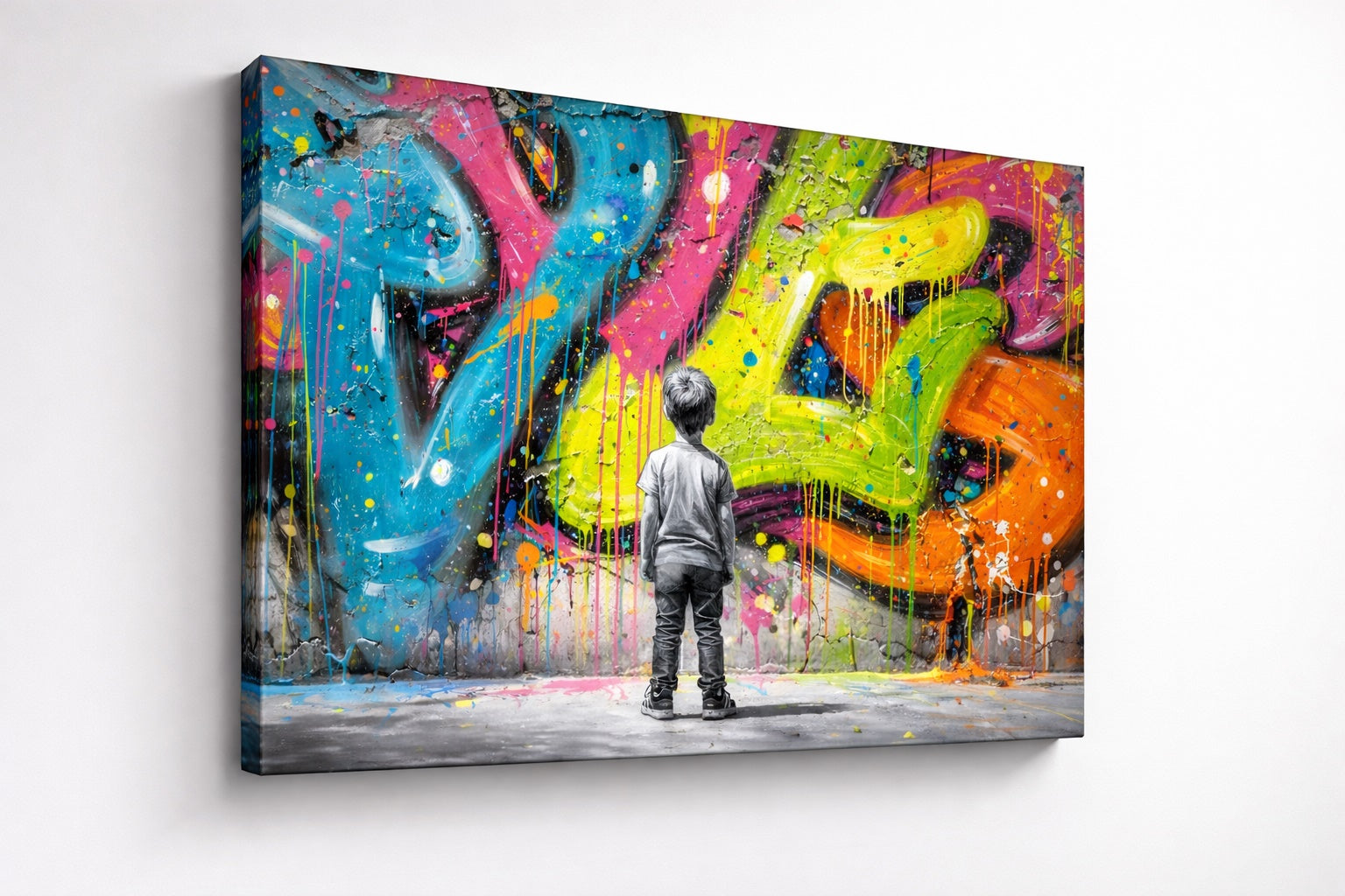 Tableau street art moderne

