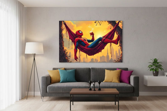 Tableau décoration murale pop spider man
