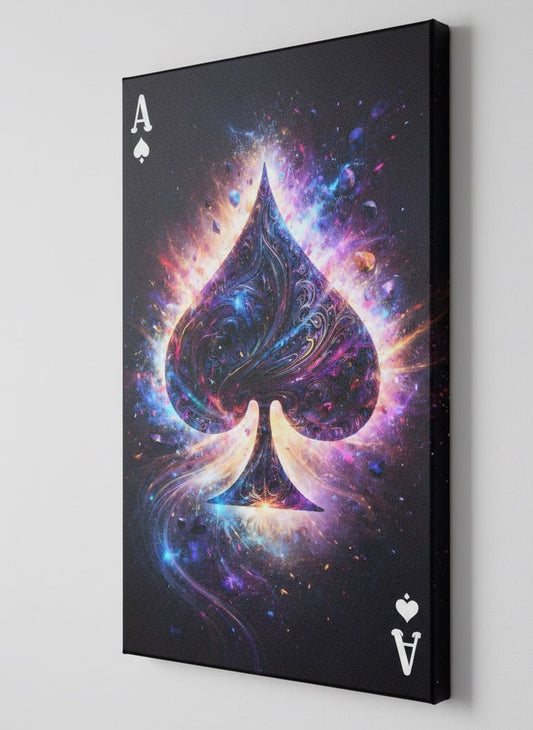 Tableau contemporain objet iconique revisité style abstrait lumineux
