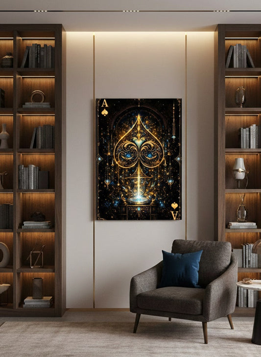 Tableau mural design as royal pour salon chic et intérieur haut de gamme
