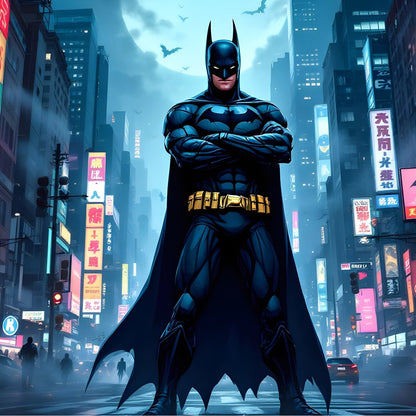 Tableau Batman super héros iconique
