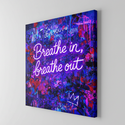 Art mural pop art typographique moderne
