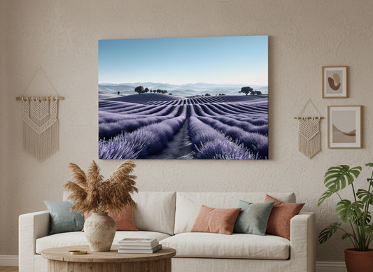 Photographie murale en situation intérieure
