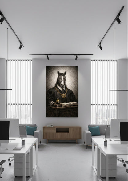 Tableau animal revisité décoration intérieure
