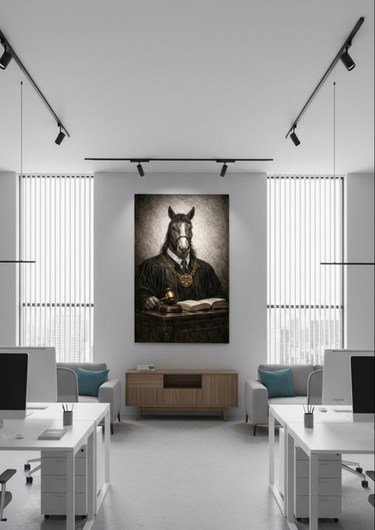 Tableau animal revisité décoration intérieure
