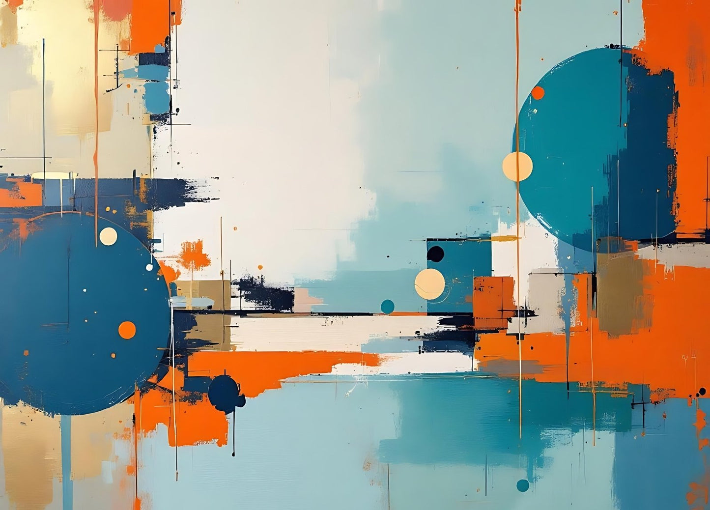 Création abstraite vue de face
