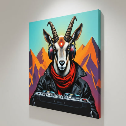 Tableau décoratif animalier revisité esprit contemporain
