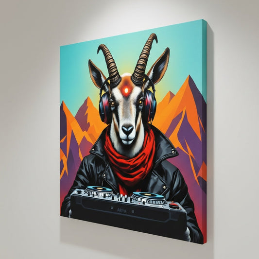 Tableau décoratif animalier revisité esprit contemporain
