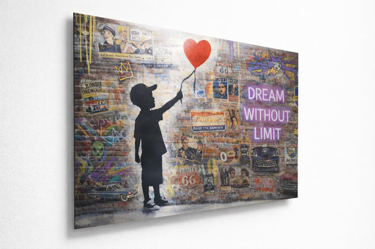 impression de l'oeuvre sur plaque alu dibond