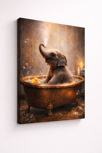 Détails bulles lumineuses et textures cuivre vintage
