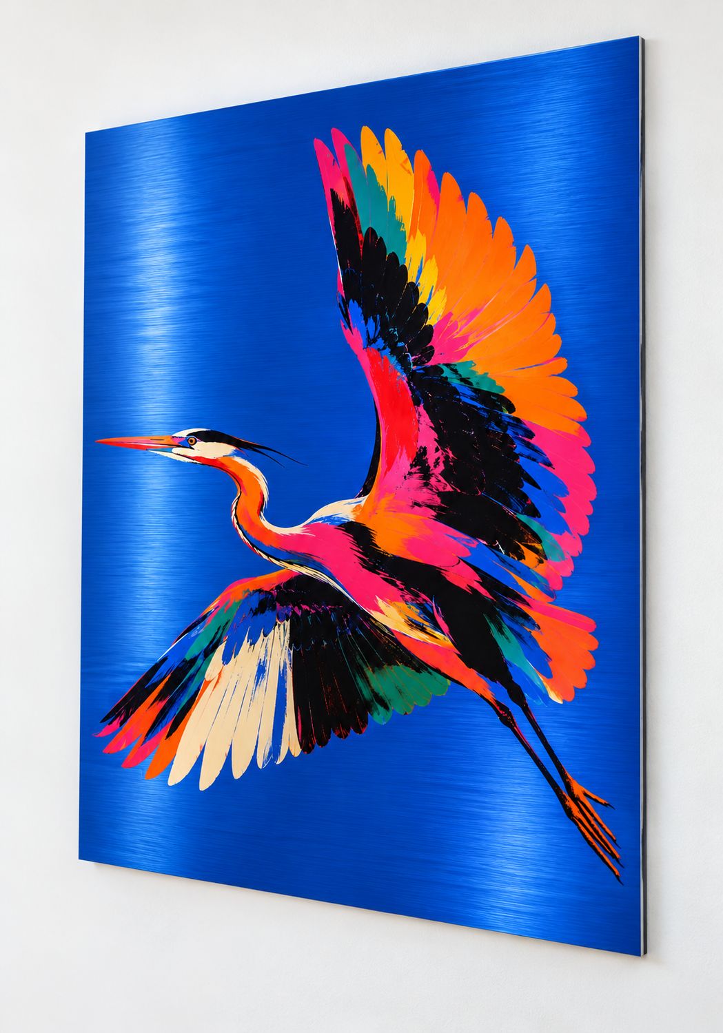 Tableau Envol Chromatique imprimé sur aluminium
