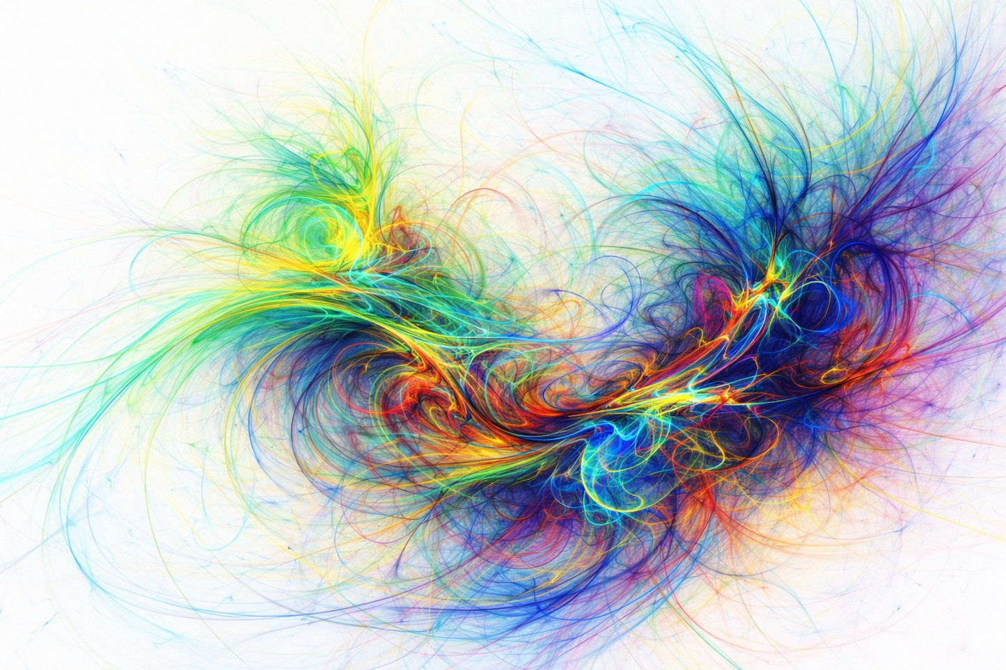 Art abstrait fluide et coloré
