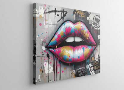Fond street art texturé avec éclaboussures colorées
