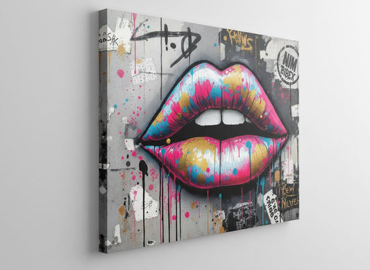 Fond street art texturé avec éclaboussures colorées
