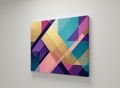 Toile d'art abstrait moderne texturé
