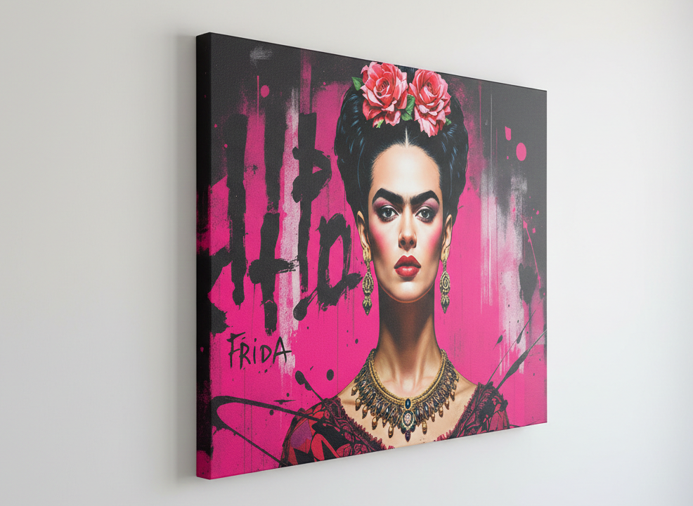 Portrait Frida Kahlo art moderne
