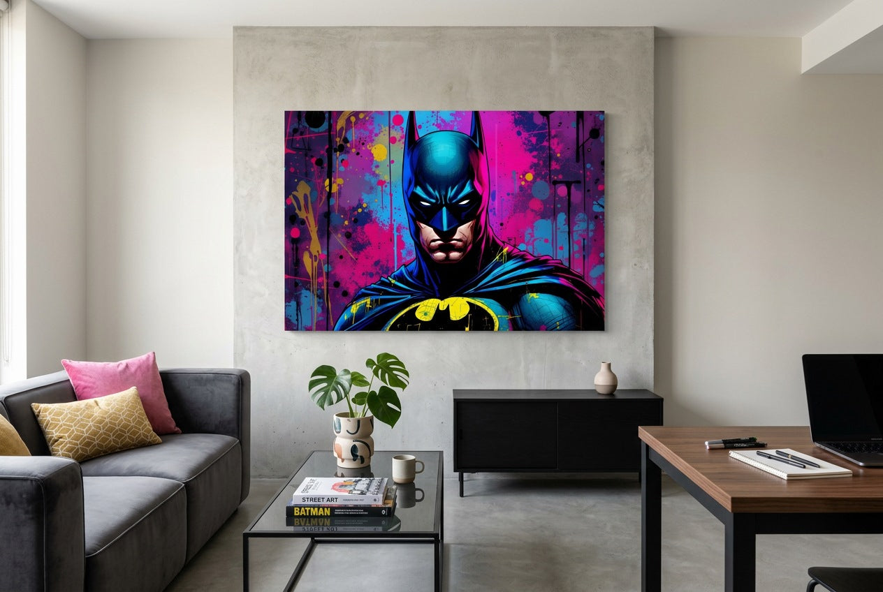 Tableau Batman décoration murale pop culture moderne
