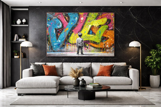 Tableau pop art urbain
