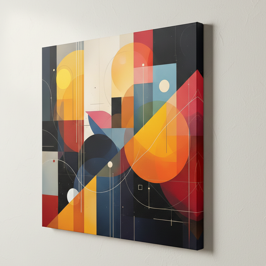 Art abstrait graphique moderne
