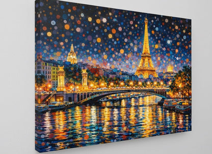 Tableau Paris nocturne
