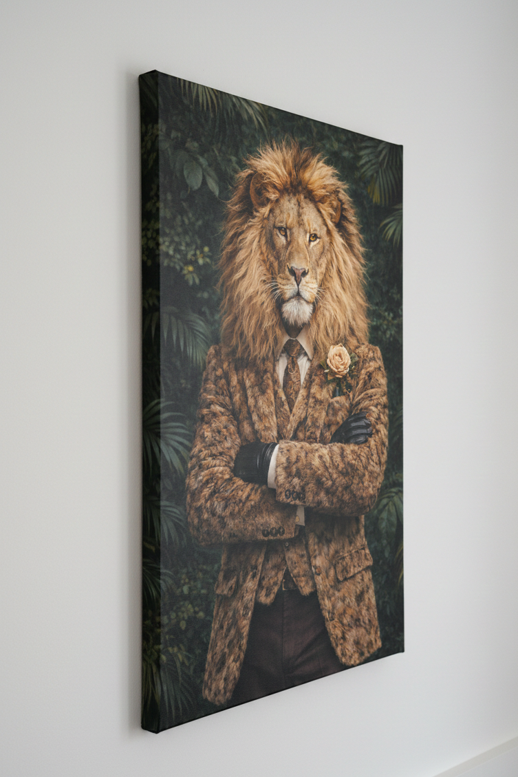 Art animalier contemporain raffiné

