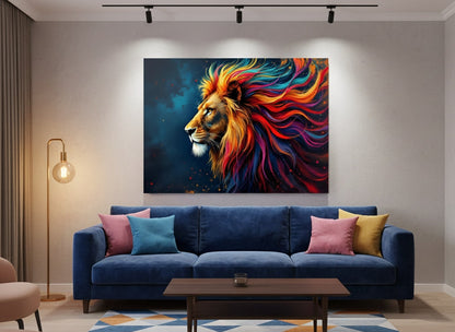 Tableau animal majestueux moderne
