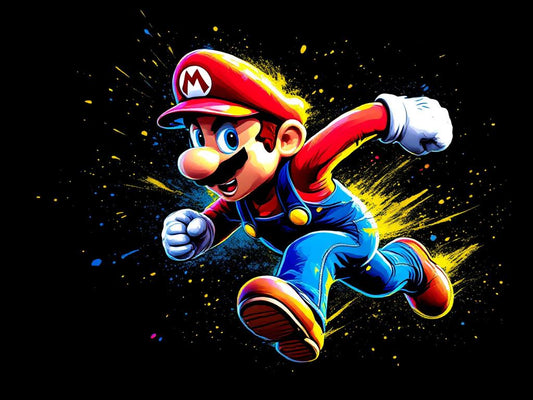 Tableau Joker street art avec fond graffiti et projections urbaines, création exclusive Iconik-Art.
