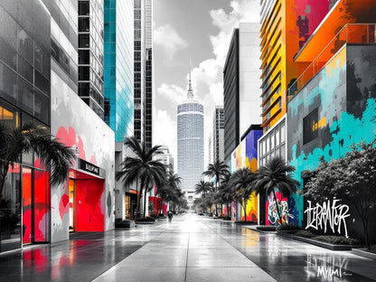 tableau Miami architecture contemporaine
