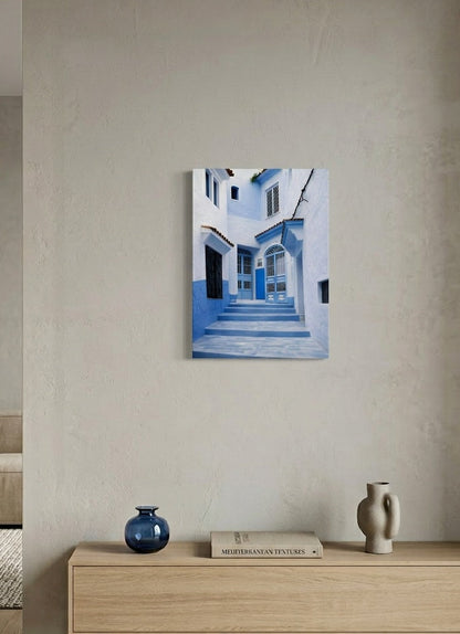 Architecture méditerranéenne accrochée dans intérieur bord de mer décoration murale
