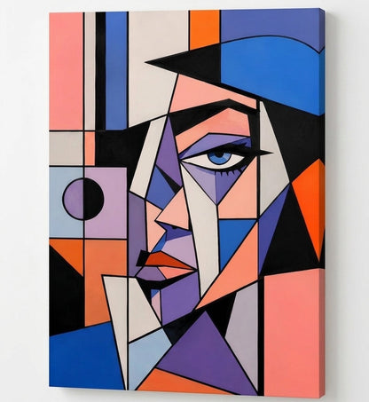 Vue de profil du tableau révélant la qualité d'impression et les contrastes graphiques

