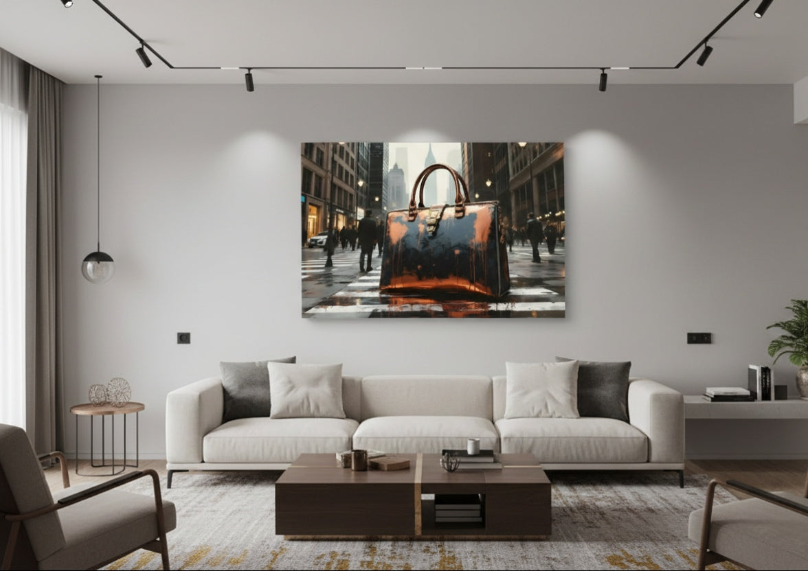 Détail tableau objet iconique luxe
