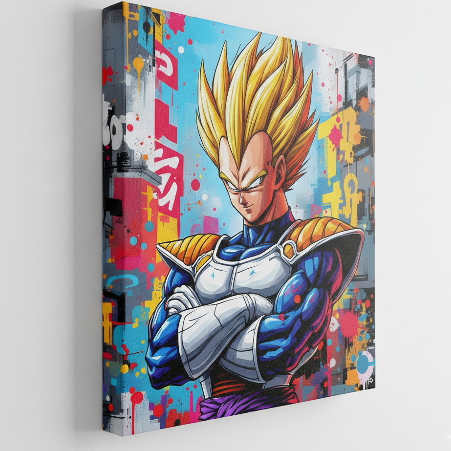 Art mural manga pop culture

