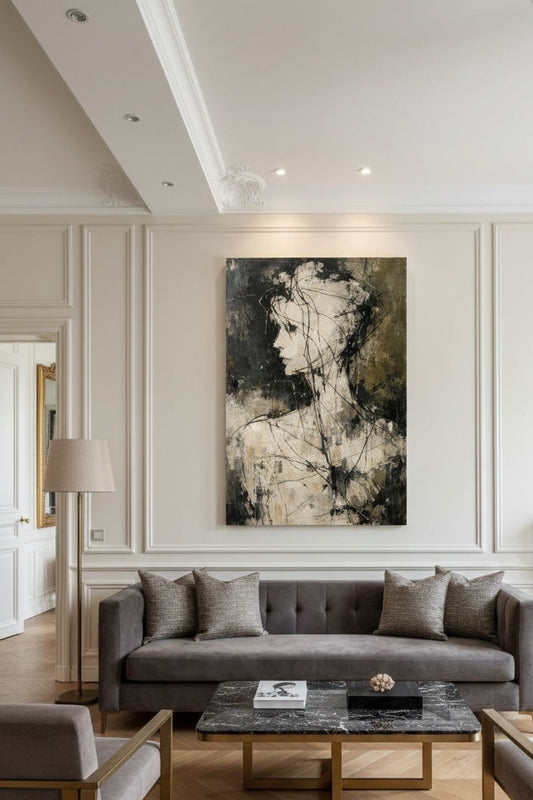 Déco murale moderne esprit galerie haut de gamme
