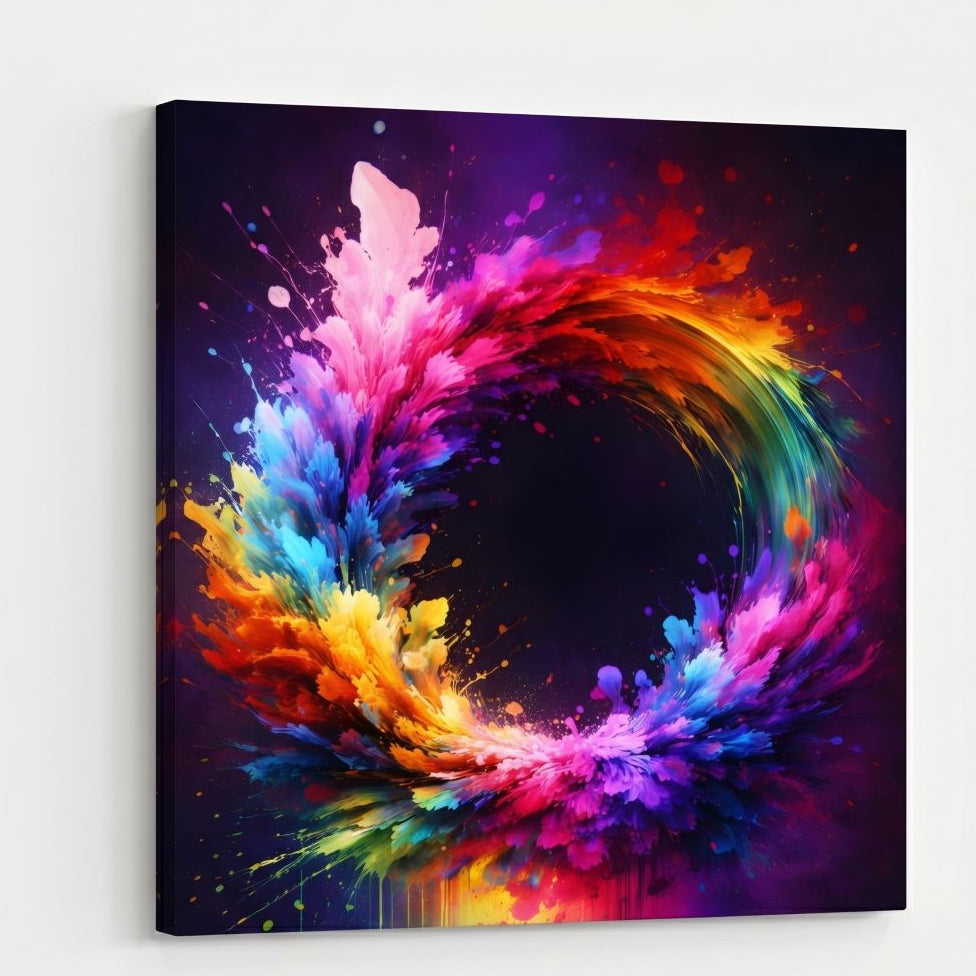 Tableau abstrait moderne design pour décoration murale
