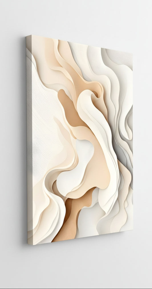 Détails des courbes et superpositions abstraites
