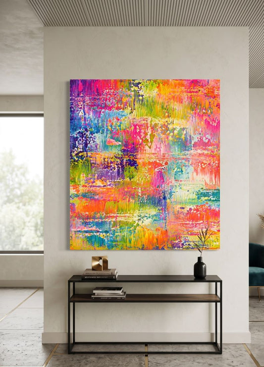 Tableau déco murale colorée moderne et artistique
