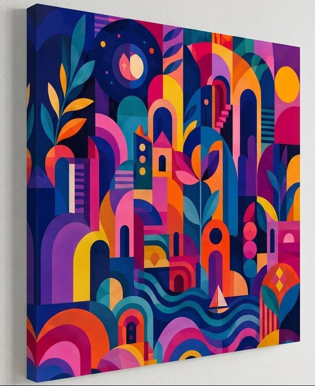 Tableau design graphique contemporain
