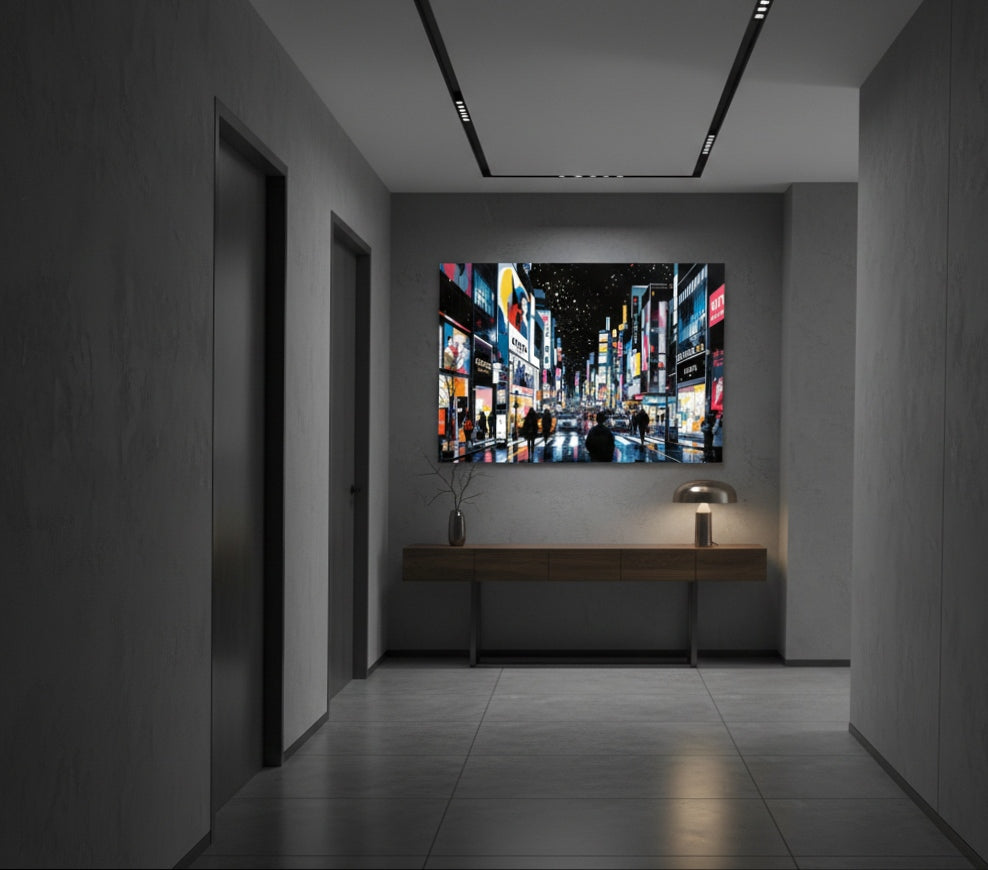 Tableau Tokyo contemporain intérieur
